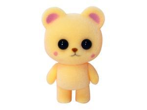 Adorable pet lesser yellow panda PVC plastic toys plush doll ornament
