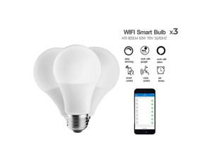eco4life by Sonicgrace 3 Pack WiFi Smart Color Changing LED Bulb Works with Amazon Alexa /Google Assistant, No Hub Required eco4life by Sonicgrace 3 Pack WiFi Smart Color Changing LED Bulb Works with Amazon Alexa /Google Assistant, No Hub Required