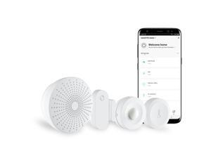 eco4life Wireless Smart Home Security Starter Kit Home Automation System | Hub | Motion Sensor | Multi-Purpose Sensor | Temperature and Humidity Sensor , 24/7 monitoring system - no contract