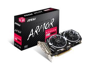 MSI Radeon RX 570 ARMOR 8G OC Graphics Card, PCI-E x16, VR Ready MSI Radeon RX 570 ARMOR 8G OC Graphics Card, PCI-E x16, VR Ready