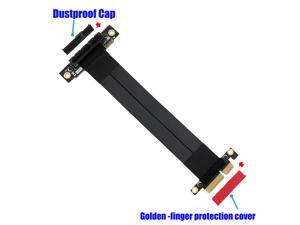 High Quality PCI-e PCI Express3.0 4X Extension cable with Gold-plated connector 90° High Quality PCI-e PCI Express3.0 4X Extension cable with Gold-plated connector 90°