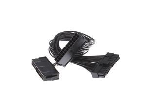 24Pin Power Supply Synchronizer Male to Female 24 Pin Dual PSU Extension Cable 24Pin Power Supply Synchronizer Male to Female 24 Pin Dual PSU Extension Cable