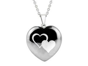 Amulet Infinity Magical Unity Powers Protection Energy Rose Quartz Puffy Heart Pendant 22 Inch Necklace