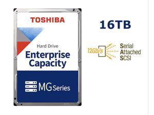 MG08SCA16TE 16TB Toshiba SAS 12 Gb/s 512MB 3.5 Inch 7200 RPM Enterprise HDD for Dell HP Lenovo Supermicro Server Hard Drive