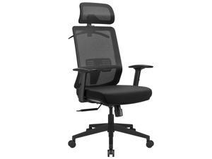 Furmax Ergonomic Office Chair High Back Desk Chair Mesh Computer Chair with Adjustable Headrest, Lumbar Support, Armrests and Clothes Hanger (Black) Furmax Ergonomic Office Chair High Back Desk Chair Mesh Computer Chair with Adjustable Headrest, Lumbar Support, Armrests and Clothes Hanger (Black)