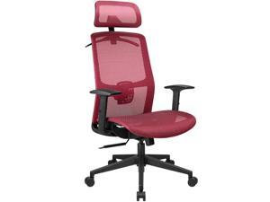 Furmax Ergonomic Office Chair Executive Chair with Mesh Seat High Back Computer Desk Chair with Adjustable Headrest Lumbar Support Armrest Rolling Task Chair with Clothes Hanger (Red) Furmax Ergonomic Office Chair Executive Chair with Mesh Seat High Back Computer Desk Chair with Adjustable Headrest Lumbar Support Armrest Rolling Task Chair with Clothes Hanger (Red)