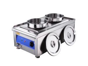 GHP 7-Liter Pot Capacity Stainless Steel 1200W 110V Electric Commercial Food Warmer GHP 7-Liter Pot Capacity Stainless Steel 1200W 110V Electric Commercial Food Warmer