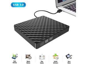 External DVD Drive, Nurbenn USB 3.0 Portable CD/DVD+/-RW Drive/DVD Player for Laptop CD ROM Burner Compatible with Laptop Desktop PC Windows Linux OS Apple Mac External DVD Drive, Nurbenn USB 3.0 Portable CD/DVD+/-RW Drive/DVD Player for Laptop CD ROM Burner Compatible with Laptop Desktop PC Windows Linux OS Apple Mac