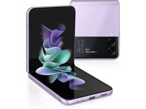 Refurbished SAMSUNG Galaxy Z Flip 3 5G Factory Unlocked Android Cell Phone US Version Smartphone Flex Mode Intuitive Camera Compact 128GB Storage US Warranty Lavender