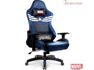 MARVEL Avengers Gaming Chair Desk Office Computer Racing Chairs - Recliner Adults Gamer Ergonomic Game Footrest Reclining High Back Support Racer Leather Rocker - ARC Captain America MARVEL Avengers Gaming Chair Desk Office Computer Racing Chairs - Recliner Adults Gamer Ergonomic Game Footrest Reclining High Back Support Racer Leather Rocker - ARC Captain America