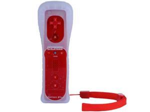 Built-in Motion Plus 2 in 1 Wireless Remote Controller Gamepad Joystick for Nintendo Wii/Wii U w/ Silicone Case & Hand strap Built-in Motion Plus 2 in 1 Wireless Remote Controller Gamepad Joystick for Nintendo Wii/Wii U w/ Silicone Case & Hand strap
