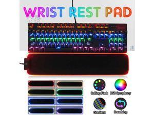 Gaming RGB Keyboard Pad Wrist Rest Pad Gamer LED Lighting Antislip Mouse Cushion Mat Gaming RGB Keyboard Pad Wrist Rest Pad Gamer LED Lighting Antislip Mouse Cushion Mat