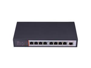 8-Port 100/1000Mbps 3.6Gbps PoE Switch Power over Ethernet IEEE802.af 96W 48V for Cameras AP VoIP 8-Port 100/1000Mbps 3.6Gbps PoE Switch Power over Ethernet IEEE802.af 96W 48V for Cameras AP VoIP