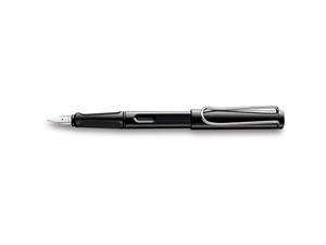 Lamy Safari Shiny Black Fountain Pen - Fine Nib L19-BK-F