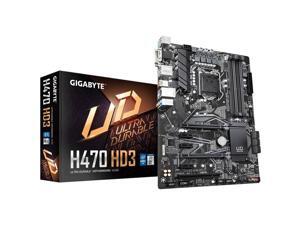 GIGABYTE H470 HD3 LGA 1200 Intel H470 ATX Motherboard with Dual M.2, SATA 6Gb/s, USB 3.2 Gen 2 GIGABYTE H470 HD3 LGA 1200 Intel H470 ATX Motherboard with Dual M.2, SATA 6Gb/s, USB 3.2 Gen 2