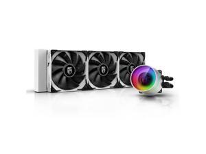 DEEPCOOL Castle 360EX WH, Addressable RGB AIO Liquid CPU Cooler, Anti-Leak Technology Inside, Cable Controller and 5V ADD RGB 3-Pin Motherboard Control, TR4/AM4 Supported DEEPCOOL Castle 360EX WH, Addressable RGB AIO Liquid CPU Cooler, Anti-Leak Technology Inside, Cable Controller and 5V ADD RGB 3-Pin Motherboard Control, TR4/AM4 Supported