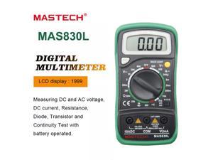 Mastech MAS830L Multimeter Digital Multitester Current Resistance Capacitance Transistor Diode Digital Tester MAS830L