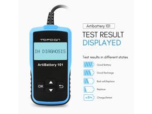 TOPDON AB101 12V ArtiBattery 101 Car Battery Tester Car Digital Battery Analyzer Cranking Test Charging Test