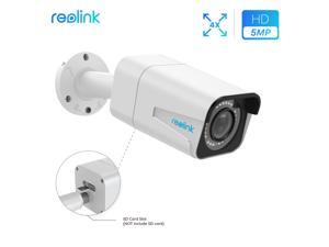 Reolink 5MP Super HD PoE Security Camera 4X Optical Zoom Autofocus Built-in Micro SD Card Slot IP66 Waterproof Bullet Outdoor Indoor CCTV IP Camera IR Night Vision, RLC-511-5MP Reolink 5MP Super HD PoE Security Camera 4X Optical Zoom Autofocus Built-in Micro SD Card Slot IP66 Waterproof Bullet Outdoor Indoor CCTV IP Camera IR Night Vision, RLC-511-5MP