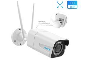 Reolink 5MP HD Plug-in WiFi IP Camera 4X Optical Zoom, Dual-Band 2.4/5GHz WiFi Outdoor Security Camera, IP66 Waterproof IR Night Vision Motion Detection, Built-in Microphone, Remote Viewing, RLC-511W Reolink 5MP HD Plug-in WiFi IP Camera 4X Optical Zoom, Dual-Band 2.4/5GHz WiFi Outdoor Security Camera, IP66 Waterproof IR Night Vision Motion Detection, Built-in Microphone, Remote Viewing, RLC-511W