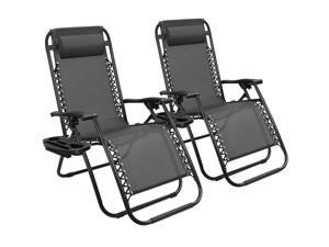 Devoko Patio Zero Gravity Chair Outdoor Free Folding Adjustable Chaise Lounge Chairs Beach Pool Side Using Reclining with Pillow Set of 2 (Black) Devoko Patio Zero Gravity Chair Outdoor Free Folding Adjustable Chaise Lounge Chairs Beach Pool Side Using Reclining with Pillow Set of 2 (Black)