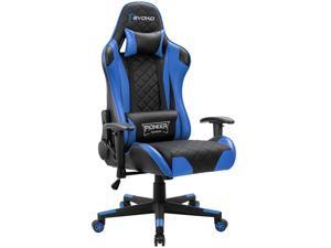 Devoko Gaming Chair Racing Style High Back Computer Chair with Adjustable Armrests Ergonomic Office Chair Executive Swivel Task Chair with Headrest and Lumbar Support (Blue) Devoko Gaming Chair Racing Style High Back Computer Chair with Adjustable Armrests Ergonomic Office Chair Executive Swivel Task Chair with Headrest and Lumbar Support (Blue)
