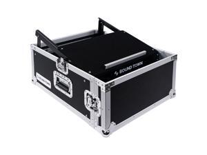 Sound Town 4U PA DJ Rack/Road Case with 11U Slant Mixer Top, 20’’ Rackable Depth, 4-Space Size (STMR-4US) Sound Town 4U PA DJ Rack/Road Case with 11U Slant Mixer Top, 20’’ Rackable Depth, 4-Space Size (STMR-4US)