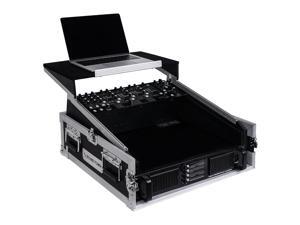 Sound Town 2U Glide Style Rack Case with 11U Slant Mixer Top, 20” Rackable Depth and Laptop Platform (STMR-2ULT) Sound Town 2U Glide Style Rack Case with 11U Slant Mixer Top, 20” Rackable Depth and Laptop Platform (STMR-2ULT)