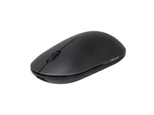 DELUX Bluetooth Wireless Mouse, Rechargeable Silent Silm Dual Mode Mouse with BT4.0 and 2.4G USB Receiver Compatible with iPad iPhone Mac OS Android Windows, for PC Laptop Computer(Black) DELUX Bluetooth Wireless Mouse, Rechargeable Silent Silm Dual Mode Mouse with BT4.0 and 2.4G USB Receiver Compatible with iPad iPhone Mac OS Android Windows, for PC Laptop Computer(Black)