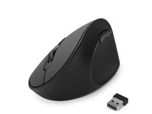 Delux Wireless Ergonomic Vertical Mouse, 2.4G Nano Receiver Optical Computer Mouse with 6 Buttons and 800/1000/1600 DPI for PC Laptop Windows (M618SE-Black) Delux Wireless Ergonomic Vertical Mouse, 2.4G Nano Receiver Optical Computer Mouse with 6 Buttons and 800/1000/1600 DPI for PC Laptop Windows (M618SE-Black)