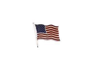 14K Yellow Gold American Flag Lapel Pin 14K Yellow Gold American Flag Lapel Pin