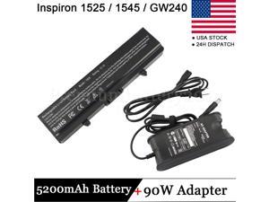 Battery+Adapter Charger for DELL Inspiron 1525 1526 1545 1546 1750 312-0625 1440