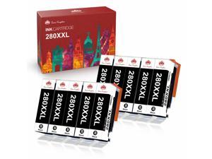 10 Pack PGI-280XXL Black Ink for Canon PIXMA  TS9521C