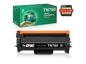 TN760 Toner Cartridge with IC Chip for Brother TN730 MFC-L2710DW L2730DW L2750DW