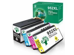 4 Pack 952XL (1 Set) Ink Set For HP OfficeJet Pro 8210 Printer Lot