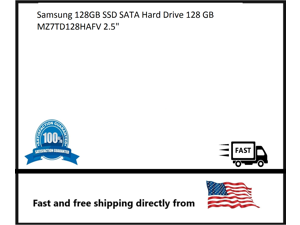 Samsung 128GB SSD SATA Hard Drive 128 GB MZ7TD128HAFV 2.5"
