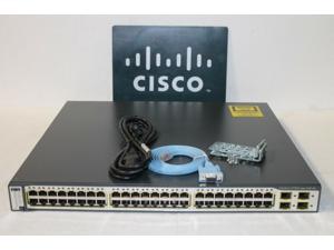 Cisco Catalyst WS-C3750G-48PS-E 48-Ports Rack Switch Stackable 3750G PoE-48 Cisco Catalyst WS-C3750G-48PS-E 48-Ports Rack Switch Stackable 3750G PoE-48
