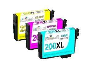 3 color CMY  non-OEM Epson 200XL Ink for Workforce WF-2520 WF-2530 WF-2540