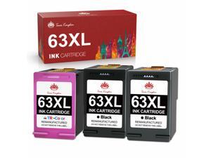 2x Black + 1x Color 63 XL Ink Cartridges For HP DeskJet 2133 2x Black + 1x Color 63 XL Ink Cartridges For HP DeskJet 2133