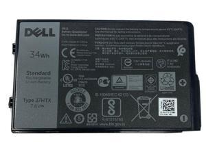 New Genuine OEM Dell 34Wh Battery Latitude 7202 7212 7220 Rugged Extreme Tablet Series Notebook 02JT7D 7XNTR FH8RW Black 7.6V J7HTX