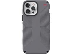 Speck  Presidio2 Grip MagSafe Case for iPhone 13 Pro Max  12 Pro Max  Grey