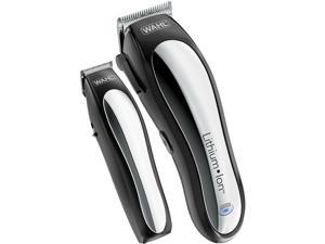 Wahl - Lithium Pro Complete Cordless Haircut Kit - Black/Silver