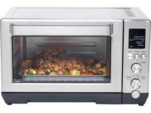 GE  Quartz 6Slice Toaster Oven with Convection Bake  Stainless Steel