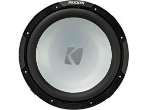 KICKER - KMF 10" Single-Voice-Coil 4-Ohm Subwoofer - Charcoal