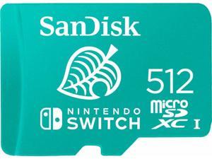 SanDisk - 512GB microSDXC UHS-I Memory Card for Nintendo Switch