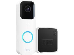 BLINK - VIDEO DOORBELL + SYNC MODULE 2 - WIRED OR WIRE FREE, TWO WAY AUDIO, HD VIDEO AND ALEXA ENABLED - WHITE