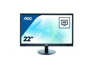 AOC 21.5 Inches E2270SWN  Class LED Monitor  VGA Black 1600 x 900 Resolution 5ms
