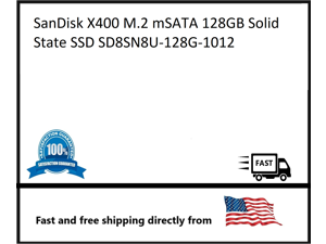 Solid State SSD SanDisk X400 M.2 mSATA 128GB SD8SN8U-128G-1012 Solid State SSD SanDisk X400 M.2 mSATA 128GB SD8SN8U-128G-1012
