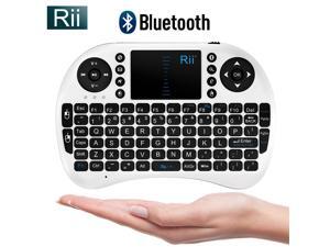 Rii i8BT Mini Bluetooth Slim Design WHITE 10036 Wireless Keyboard With Touchpad Rii i8BT Mini Bluetooth Slim Design WHITE 10036 Wireless Keyboard With Touchpad