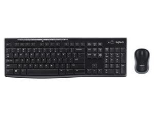Logitech Wireless Keyboard and Wireless Mouse K270 Combo M185  — Keyboard and Mouse Included, Long Ba